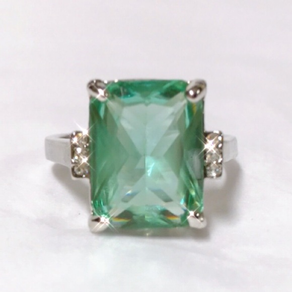 6.35 Aquamarine - 925 Sterling Silver - Picture 4 of 4